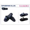 Buy cheap Summer Nude Black Mens Black Slippers Brand Design from wholesalers