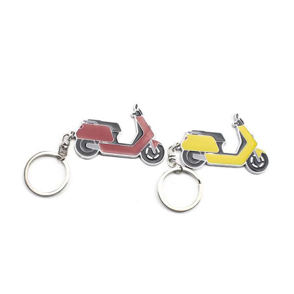 Eco Personalized Metal Keychains , Backpack Bag Metal Key Chain Craft For