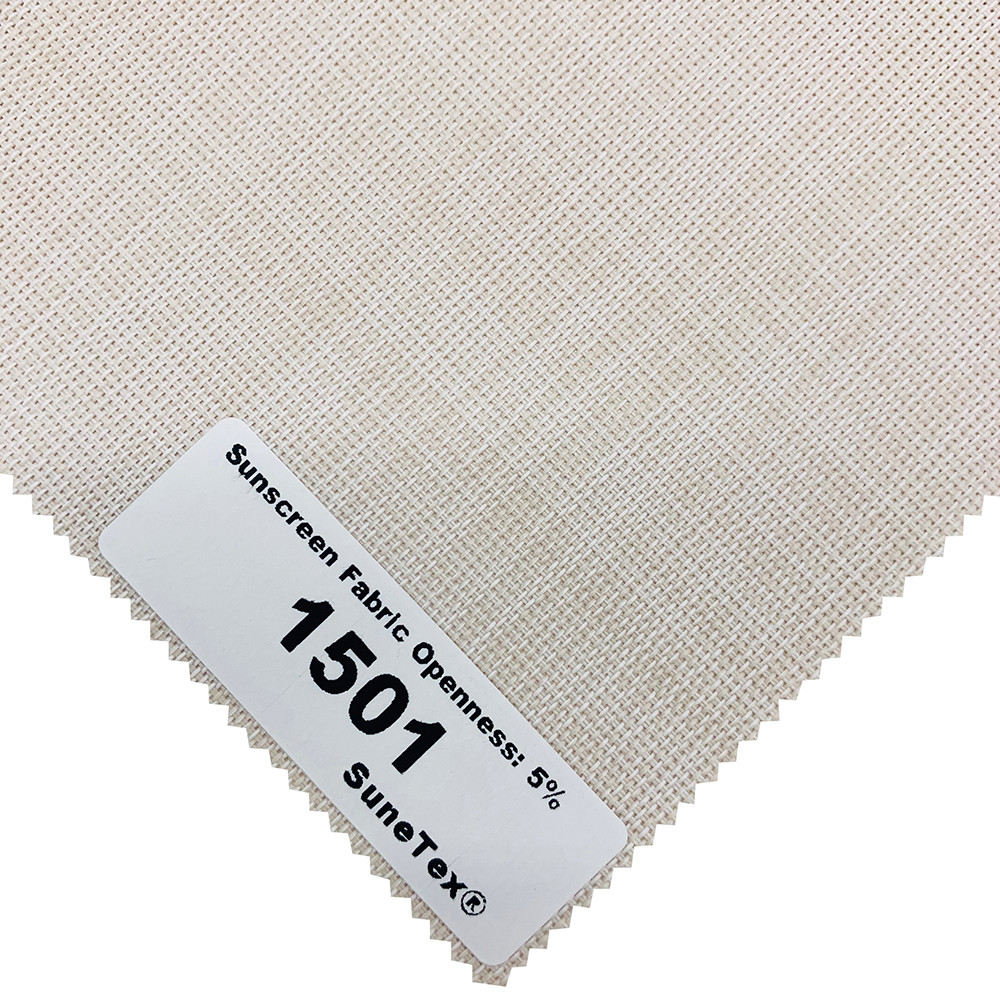 5% Openness 29% Polyester 71% PVC Sunscreen Roller Blinds Fabrics For Window Treatment
