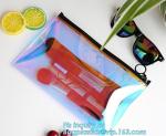 Kid Handbag Pu Cheaper Plastic Zipper Slider Clear Pvc Bag, Slider Zipper Bag