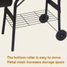 Buy cheap Chrome Plated Customizable Trolley Double Oven Drawer Charcoal Pellet Rotisserie BBQ Grill from wholesalers