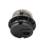 Office Furniture Desk Hide Mounted 80mm Hole Sliding Cover Germany Power Round