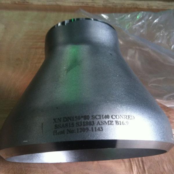 Buy cheap Stainless Steel Concentric / Eccentric reducer UNS S31803 DN150X80 SCH 40 from wholesalers