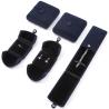Buy cheap Dark Blue Clamshell Shaped Velvet Jewelry Storage Case Jewellry Packaging Box from wholesalers