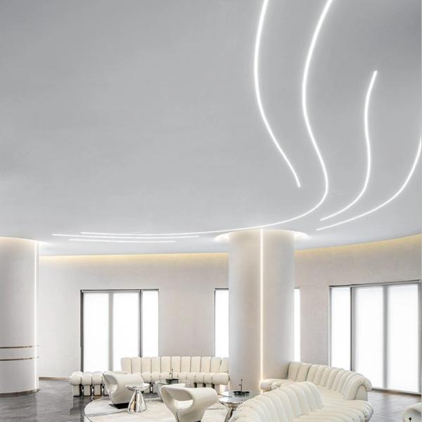 Quality Spary Caoting Suspended LED Aluminium Profile Sandblasting 6063 T5 for sale