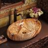 Buy cheap Luxury Sanitary Ware Vintage Elegant Colorful Countertop Bathroom Sink Marble Wash Basin from wholesalers