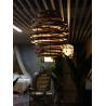 Buy cheap Vintage Spiral Rattan Pendant Lights Nordic Retro Bamboo Hanging Lamp(WH-WP-75) from wholesalers