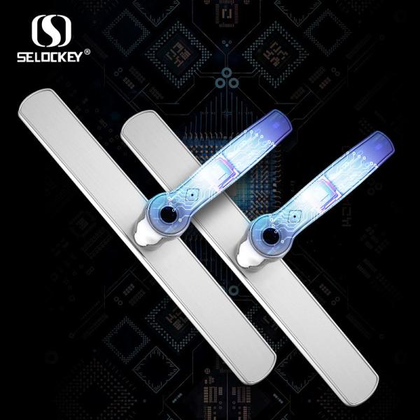 Buy cheap 6V Aluminium Sliding Door Lock Fingerprint Password Keypad Code from wholesalers