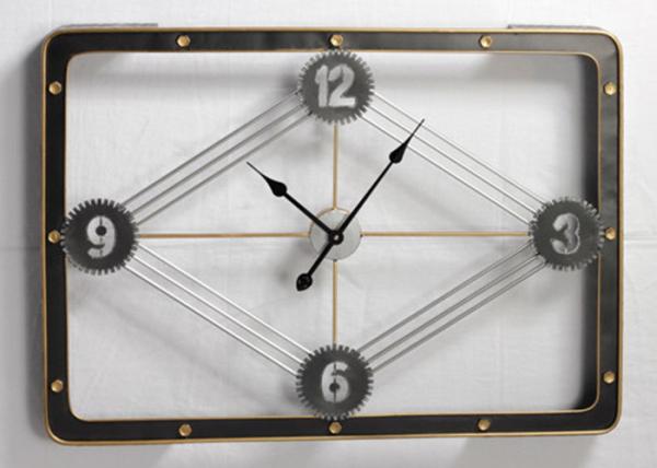 Buy cheap Roman Numerals Metal Wall Art Clock from wholesalers