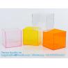 Buy cheap Custom Size Acrylic 5 Face Box Acrylic Display Box Wholesale Transparent Acrylic Storage Box With Lid from wholesalers