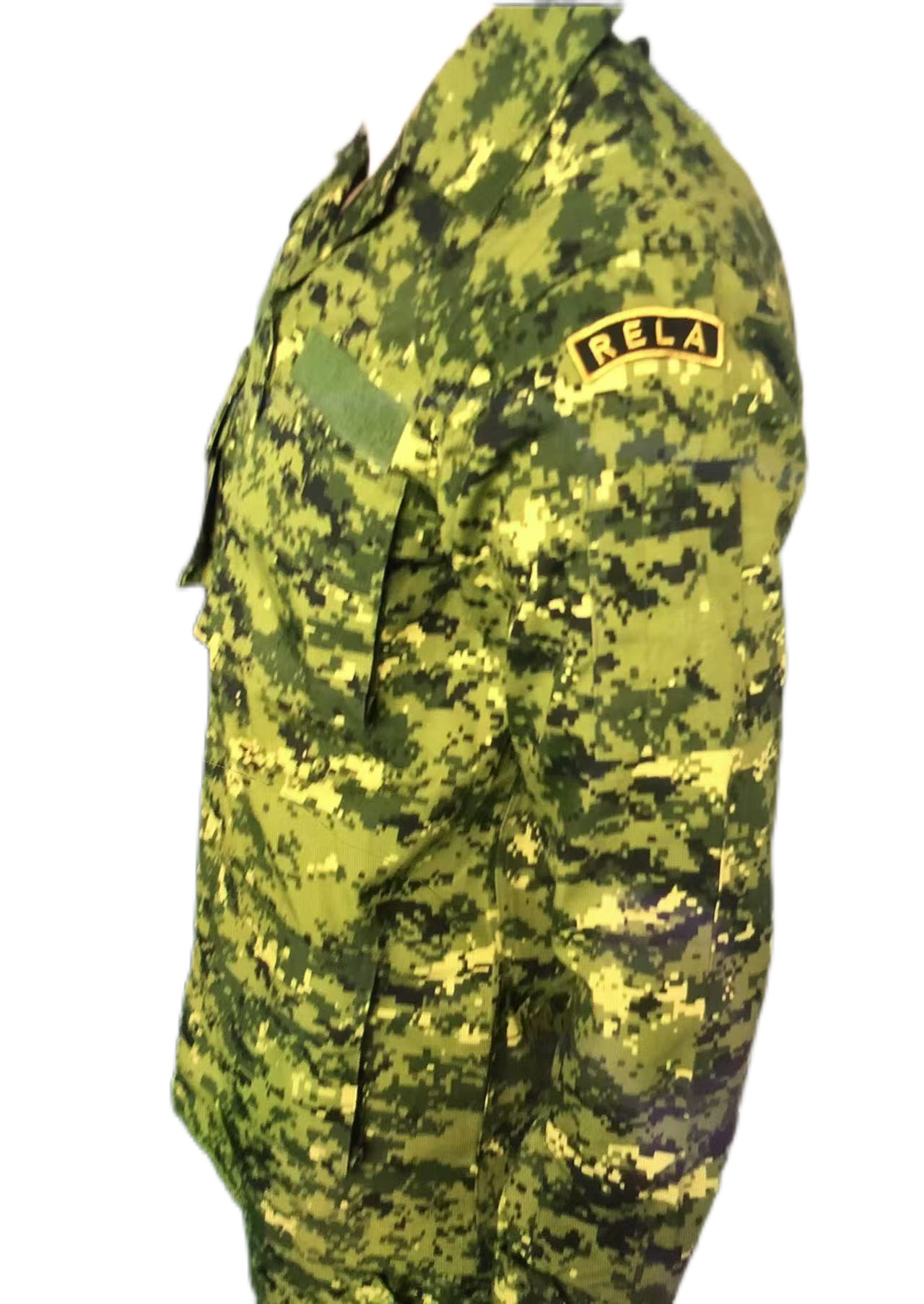 65 Polyester 35 Cotton / Twill Fabric ACU Military Uniform Set For Malaysia Army