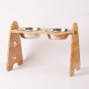 Buy cheap Wooden Pet Feeder Bowls Elevated Cat Dishes With Single Double Bowls from wholesalers