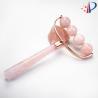 Buy cheap 200g 175*110mm Rose Quartz Full Body Jade Roller Minimizes Swelling from wholesalers
