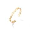 Buy cheap OEM 18k Gold Diamond Bangle Contemporary Gold Plated Adjustable Bracelet from wholesalers