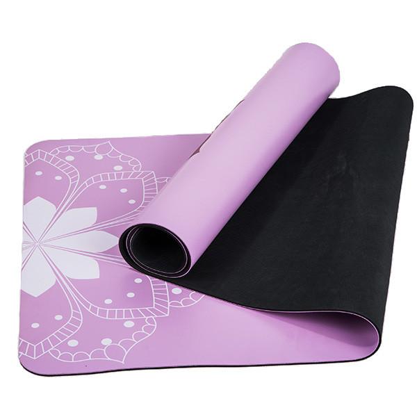 Buy cheap Ningbo Virson hot sale anti slip PU leather top natural rubber Yoga mat. competive price from wholesalers