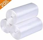 4 Gallon Small Trash Bags Bathroom Garbage Bags Clear Plastic Wastebasket Can