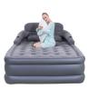 Buy cheap Inflatable Blow Up Sofa Bed Lounger PVC Folding Custom For Party from wholesalers