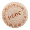 Buy cheap Simple Log Wooden Magnetic Refrigerator Stickers Khaki Lettering Logo from wholesalers
