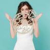 Buy cheap Wooden booth props Front door decoration Large diamond wood sign Party Photo Wedding Bride shower party supplies from wholesalers