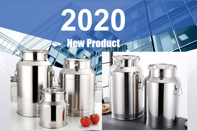 40L portable oil drum oil storage 304 Stainless steel 1.0mm milk can