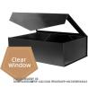 Buy cheap Black Gift Box For Present Contains Ribbon, Card, Groomsman Proposal Box, Extra Large Gift Box With Magnetic Lid from wholesalers