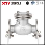 Metal Seal Stainless Steel 304/316L Flanged Swing Check Valve for Pump System