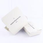 Corrugated Folding Disposable Food Packaging Box White Paper Container