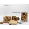 Buy cheap 500ml Clear PET Plastic Candy Jars With Aluminum Lids And Screw Caps from wholesalers