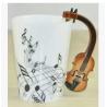 Buy cheap New creative gift product guita volin ceramic mugs cup from wholesalers