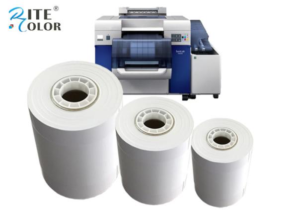 Buy cheap Inkjet Digital Minilab Glossy Luster Photo Paper Roll 6" 8" 10" For Epson Fujifilm Noritsu from wholesalers