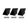 Buy cheap EU Standard Touch Switch 1 Gang/2 Gang/3 Gang 1 Way,Single Fireline Wall Light Switch,Black Crystal Tempered Glass from wholesalers