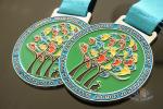 Durable Zinc Alloy Custom Sports Medals Colorful Marathon Medals