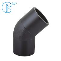 Buy cheap HDPE Irrigation Pipe Fittings , Butt Welding HDPE 45 Degree Elbow CE Approved product