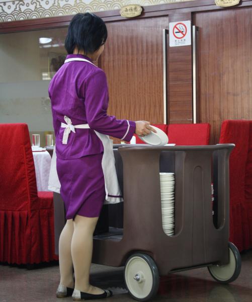 Buy cheap Hot Sell Durable Adjustable Dish Cart from wholesalers