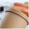 Buy cheap Kraft Paper PLA Liner Biodegradable Disposable Bowls Chinese Cuisine Takeaway from wholesalers