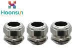 MG63 Nickel Plated Copper Cable Gland / Strengthened Type Waterproof Cable Gland
