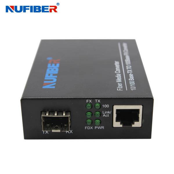 Buy cheap 10/100M SFP Media Converter SFP Slot To RJ45 Optical Media Converter from wholesalers