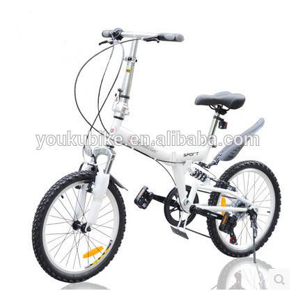 Portable Carbon Fiber 20 Inch Folding Mountain Bike