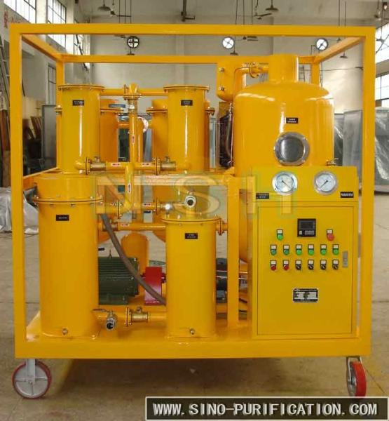Buy cheap Vacuum Treatment Lubricating Oil Filter Frame Type With Mobile Wheels Industrial from wholesalers