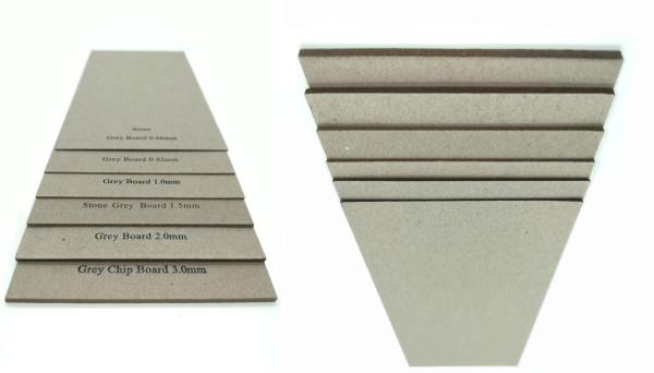 Quality Stocklot Matte Paper 1.5mm Grey Sheet Cardboard Book Boards For Binding for sale