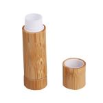 5g lipstick tube natural bamboo cosmetic packaging lip balm container make up