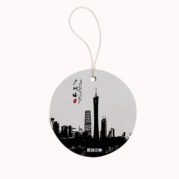 Buy cheap Hanging Round Car Paper Air Freshener Scented Card Package from wholesalers