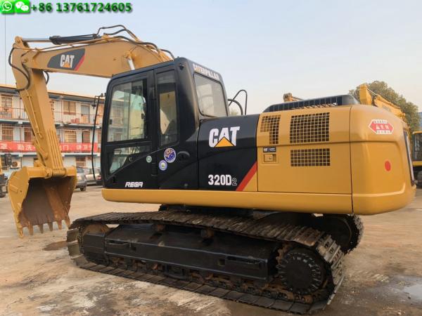 Buy cheap CAT 20t 320d Used Cat Excavators 2013 Year 5.5km/H Rated Speed from wholesalers