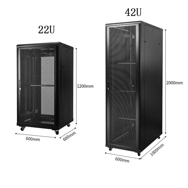 Buy cheap 22U 42U Data Center Server Rack 19 Inch Network Cabinet from wholesalers