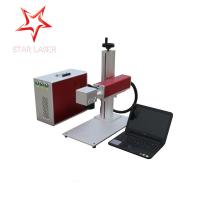 Buy cheap Wooden Craft Mini Fiber Laser Engraver , Red Portable Laser Marking Machine product