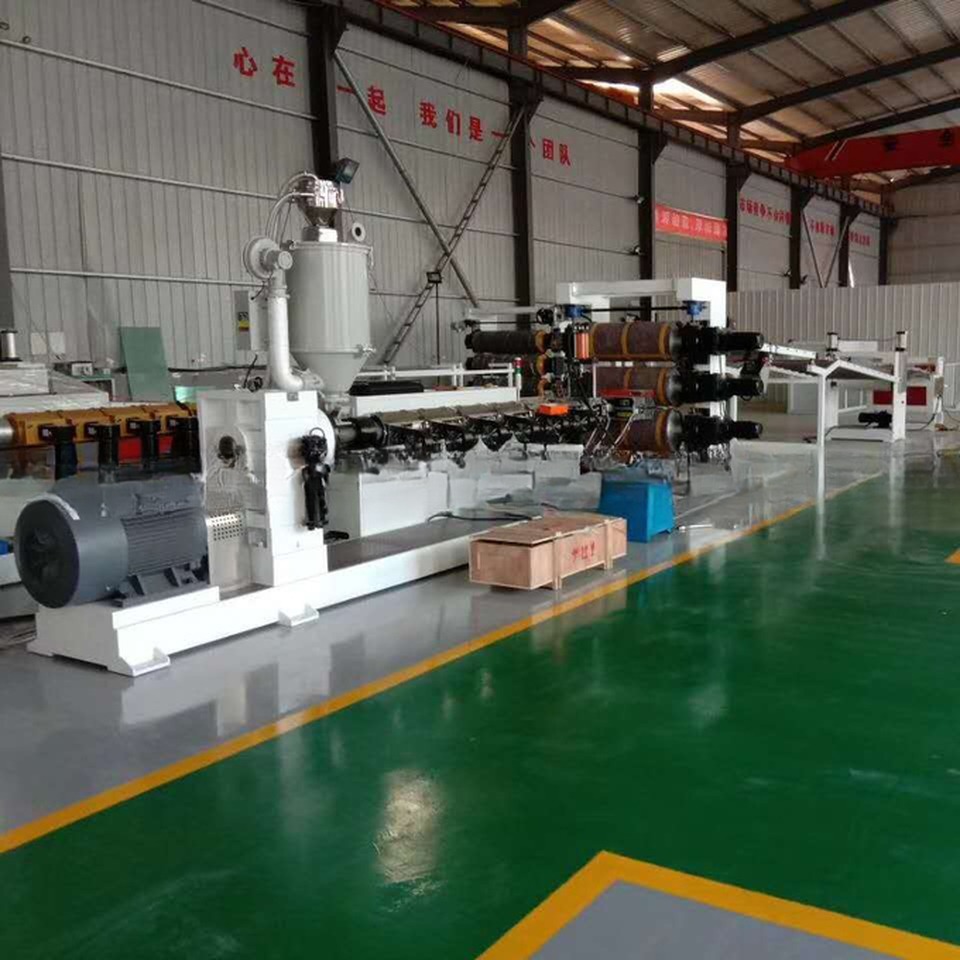 Plastic Sheet Extruder Machine / Geomembrane Sheet Production Line