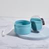 Buy cheap Blue Cylinder Body Milk Cream 200ml Plastic Cosmetic Jars from wholesalers