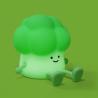 Buy cheap Broccoli Night Light Vegetable Rechargeable Lamp USB Cartoon Silicone Children Kid Bedroom Decoration Birthday Gift from wholesalers