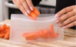 Leakproof Reusable Storage Bags Extra Thick FDA Grade PEVA k Bags,keep fresh air