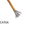 Buy cheap Al Foil 0.58mm Conductor HDPE Insulation Cat6A FTP Cable from wholesalers